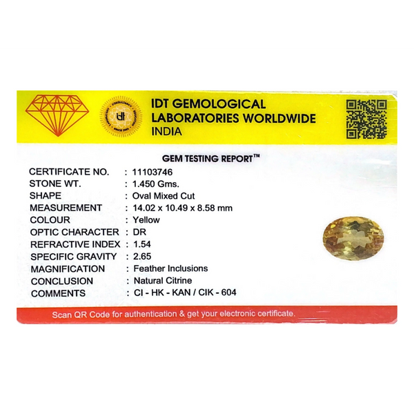 Citrine - 7.25 Carat
