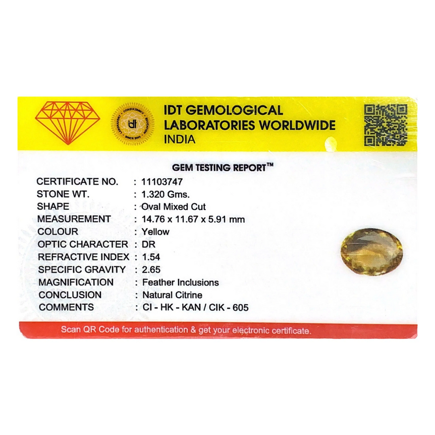 Citrine - 6.6 Carat