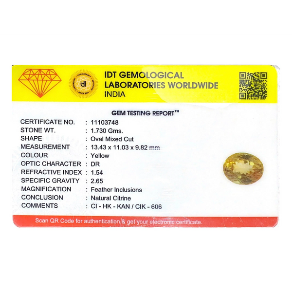 Citrine - 8.65 Carat