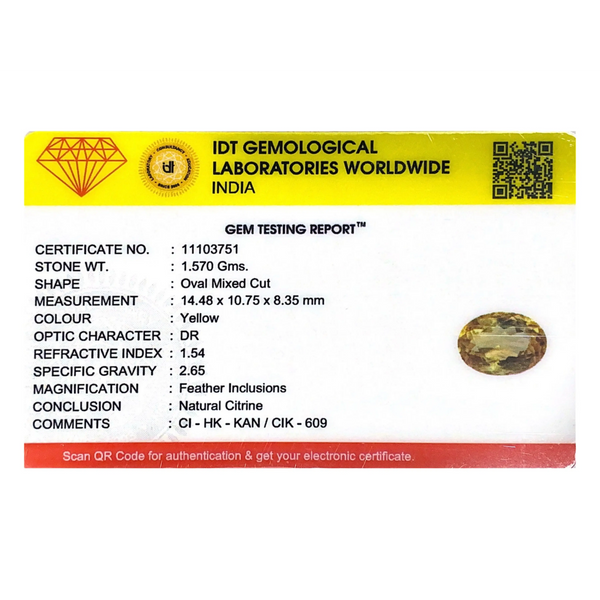 Citrine - 7.85 Carat