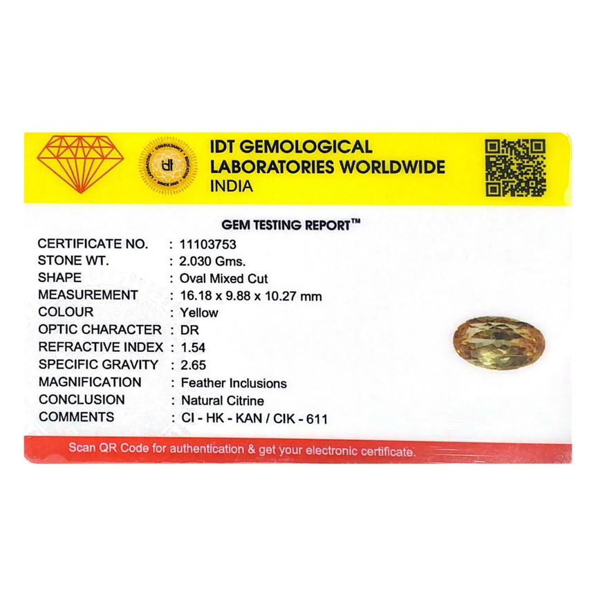 Citrine - 10.15 Carat