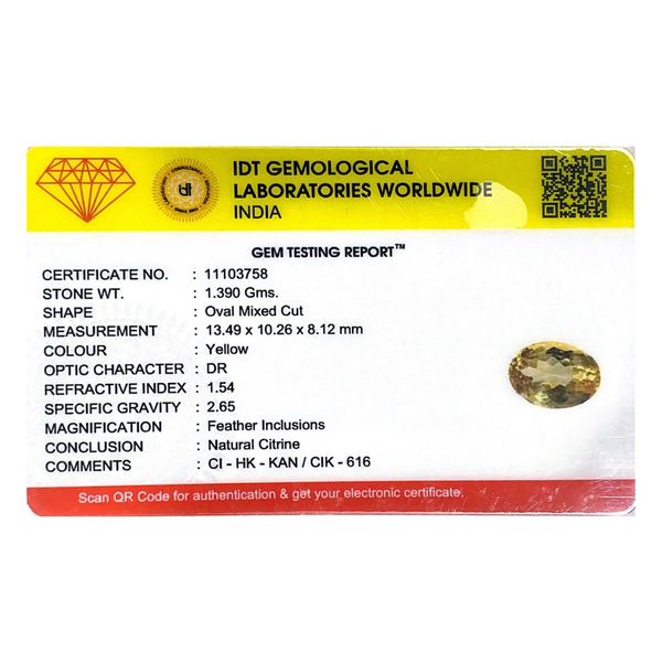 Citrine - 6.95 Carat