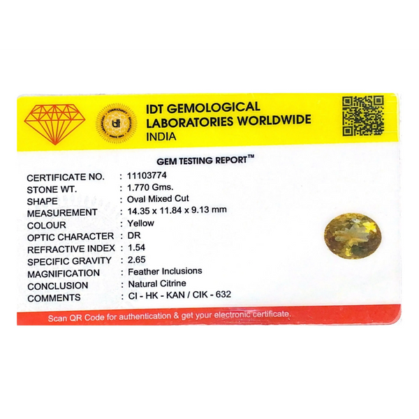Citrine - 8.85 Carat