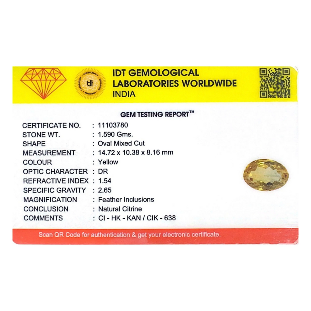 Citrine - 7.95 Carat