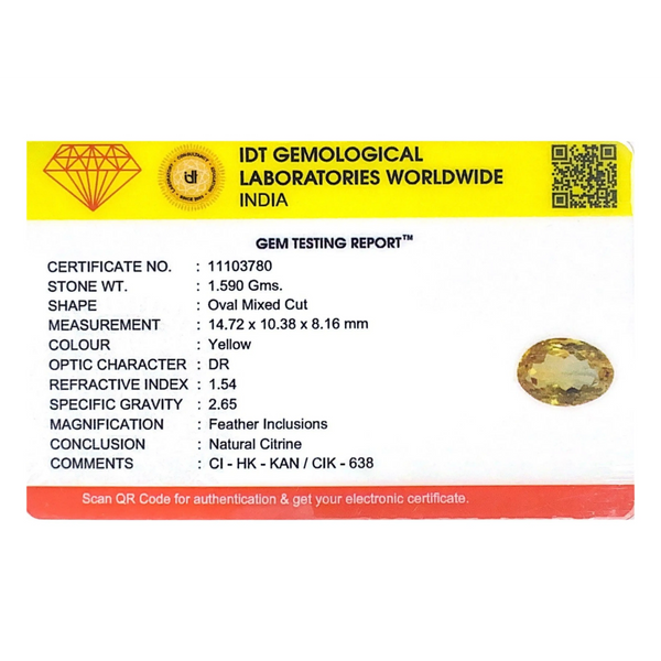 Citrine - 7.95 Carat