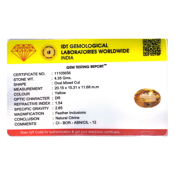 Citrine - 21.75 Carat