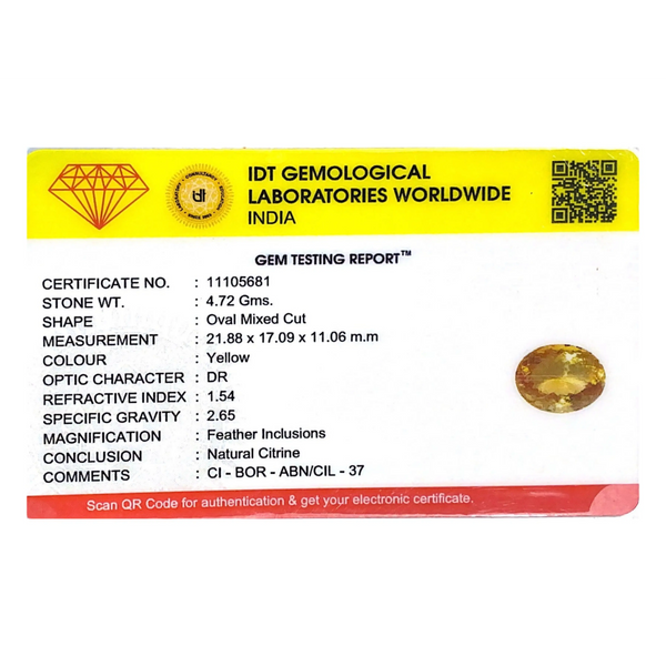 Citrine - 23.6 Carat