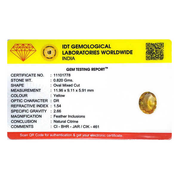 Citrine - 4.1 Carat