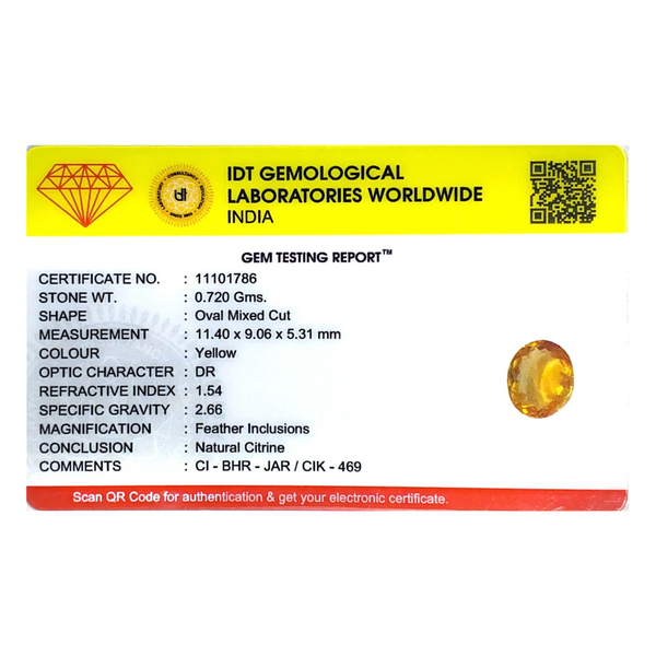 Citrine - 3.6 Carat