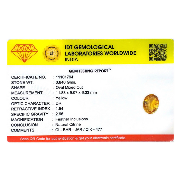 Citrine - 4.2 Carat