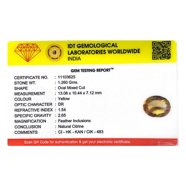 Citrine - 6.3 Carat