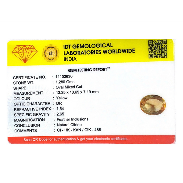 Citrine - 6.4 Carat