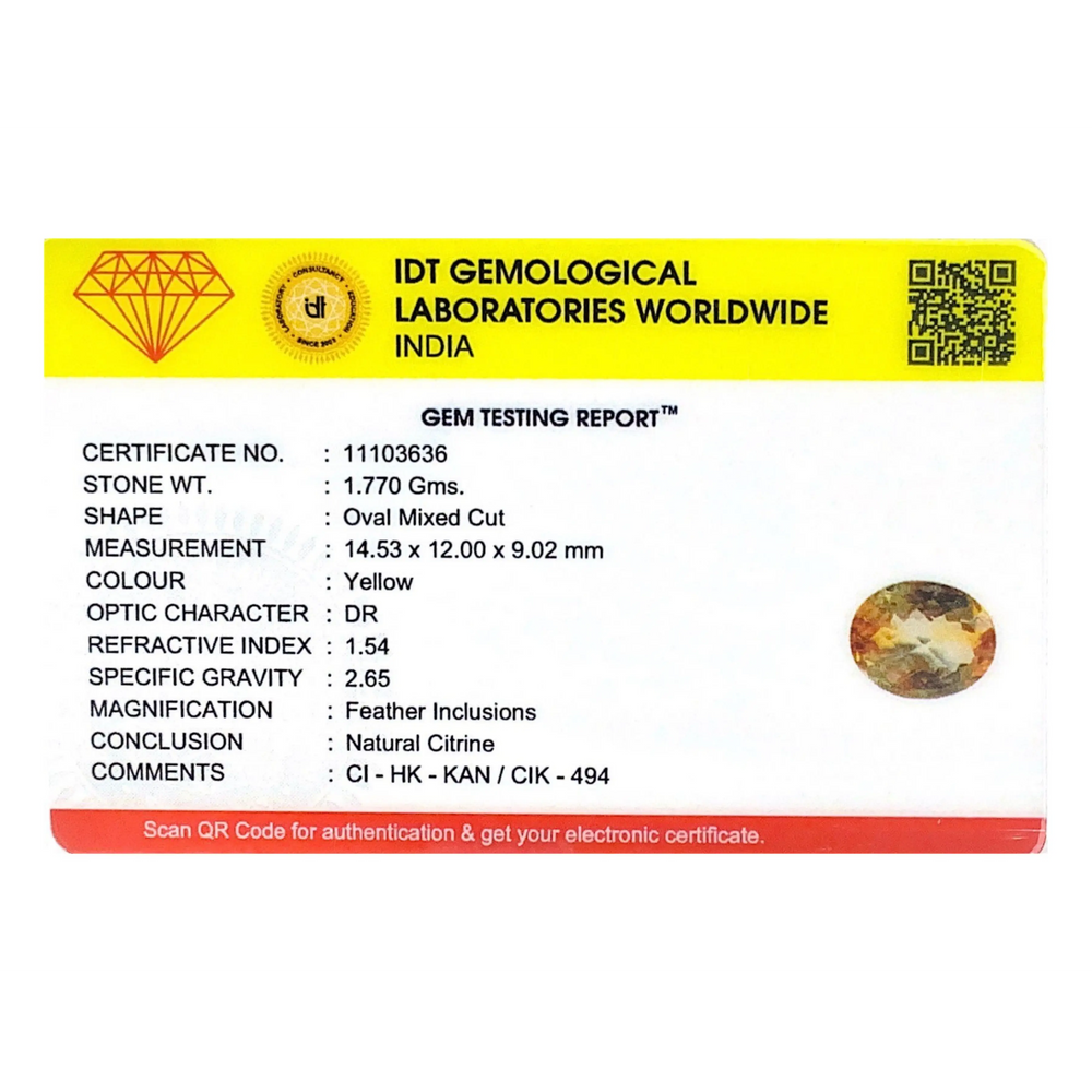 Citrine - 8.85 Carat