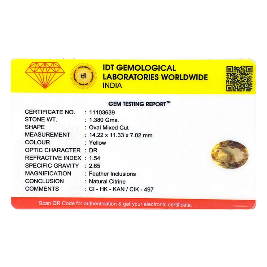 Citrine - 6.9 Carat
