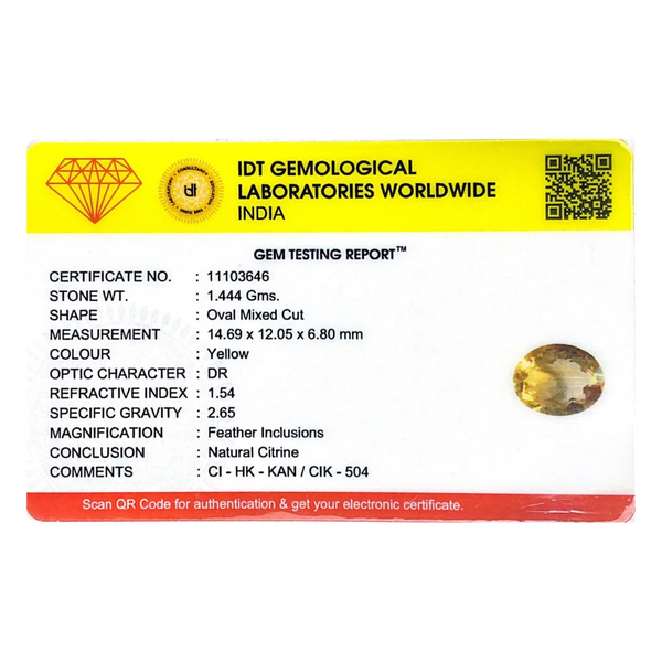 Citrine - 7.22 Carat