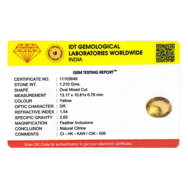 Citrine - 6.05 Carat