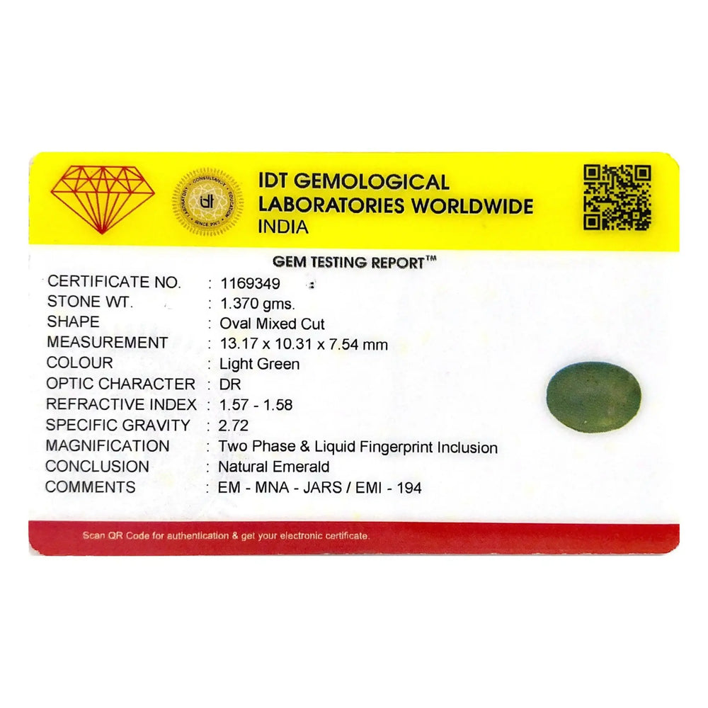 Colombian Emerald - 6.85 Carat - Pramogh