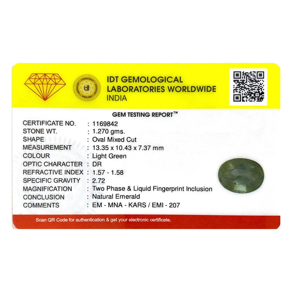 Colombian Emerald - 6.35 Carat - Pramogh