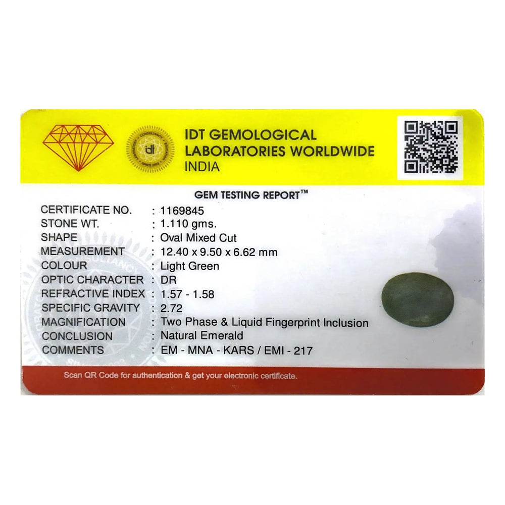 Colombian Emerald - 5.55 Carat - Pramogh