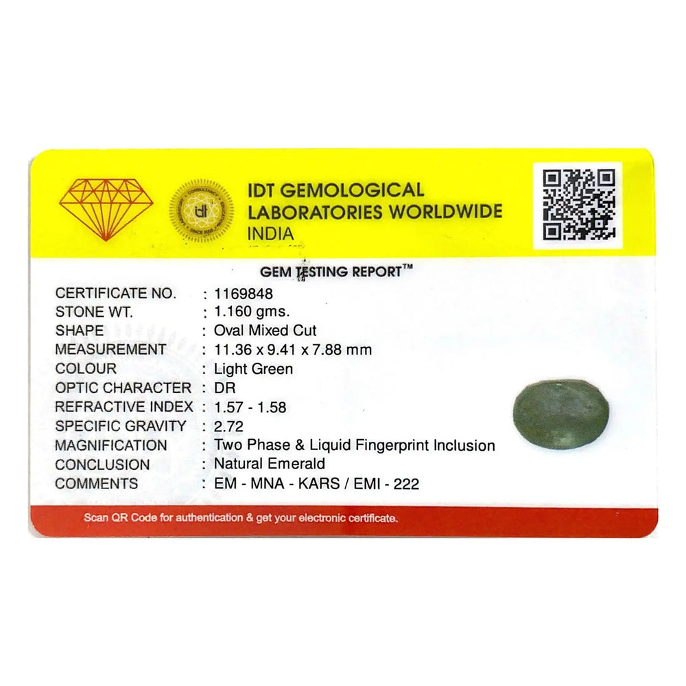 Colombian Emerald - 5.8 Carat - Pramogh