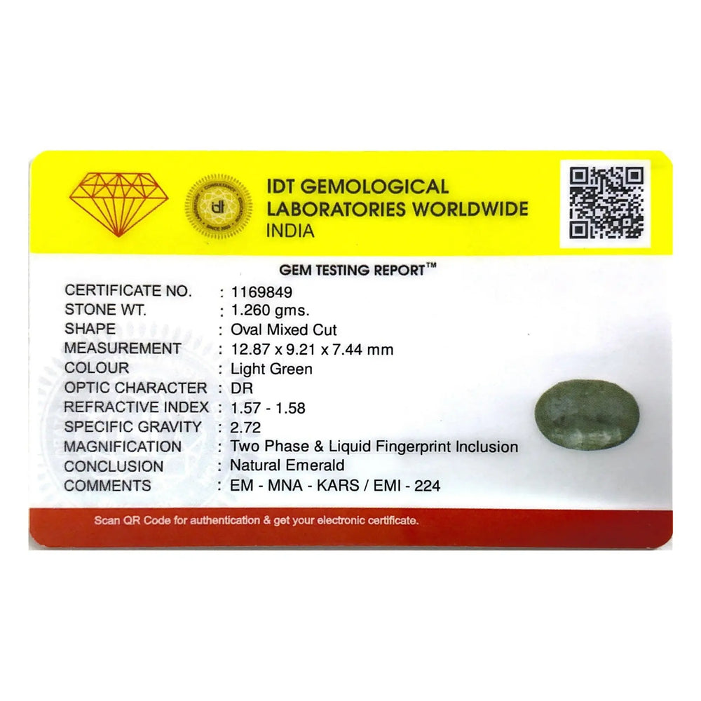 Colombian Emerald - 6.3 Carat - Pramogh