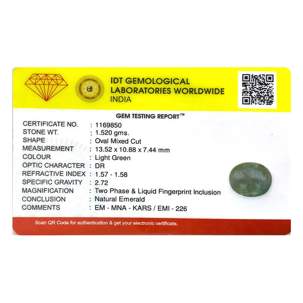 Colombian Emerald - 7.6 Carat - Pramogh