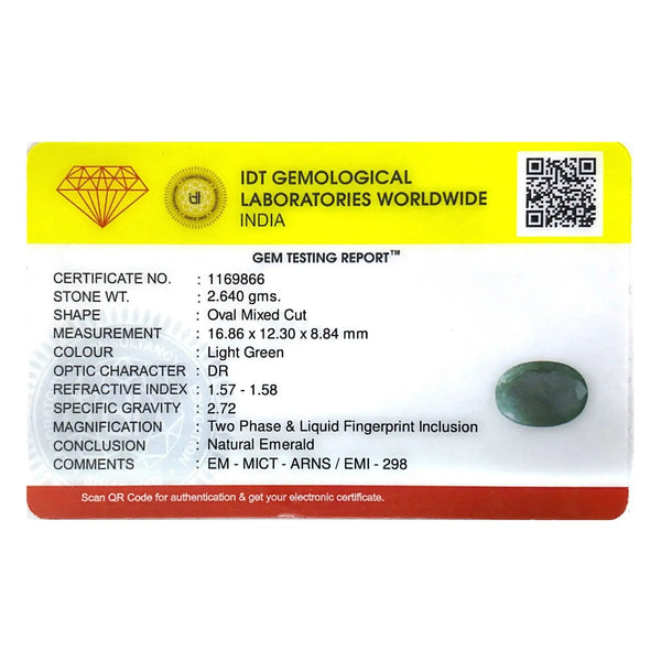 Colombian Emerald - 13.2 Carat