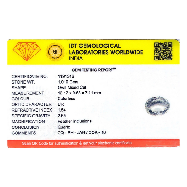 Crystal Quartz - 5.05 Carat