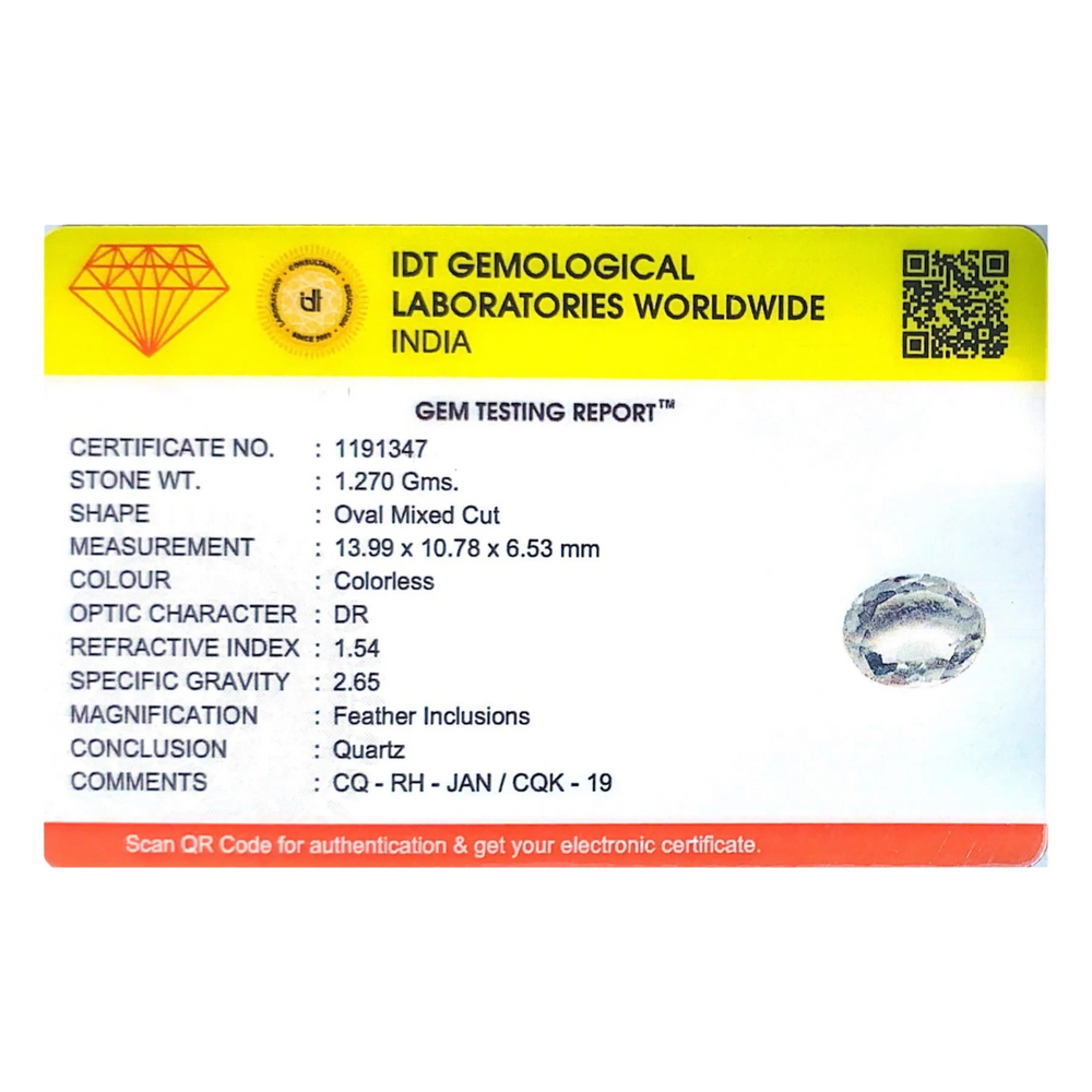 Crystal Quartz - 6.35 Carat