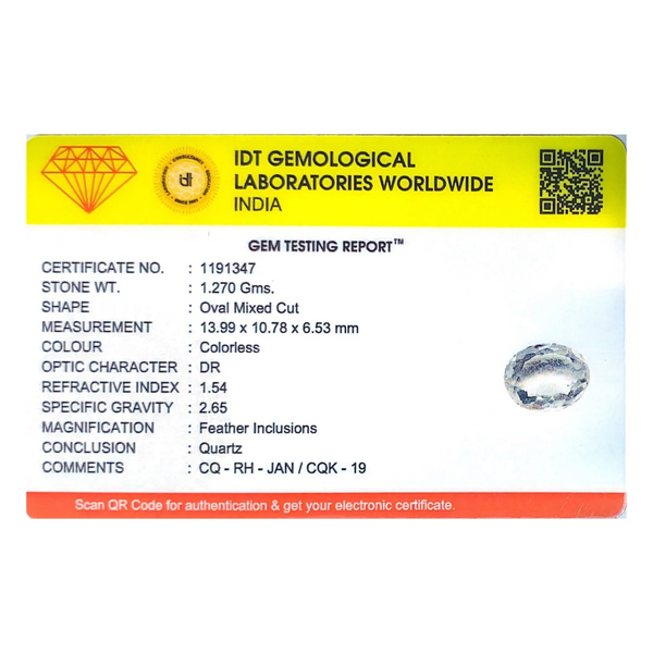 Crystal Quartz - 6.35 Carat