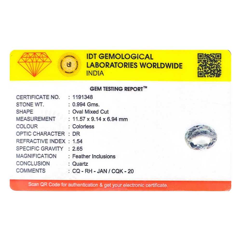 Crystal Quartz - 4.97 Carat