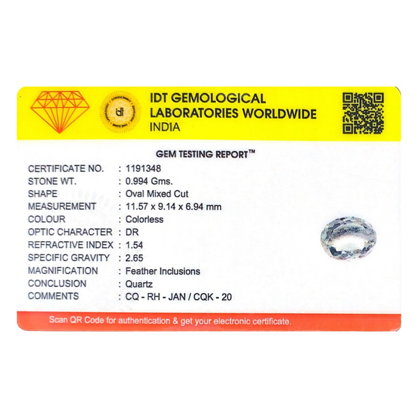 Crystal Quartz - 4.97 Carat