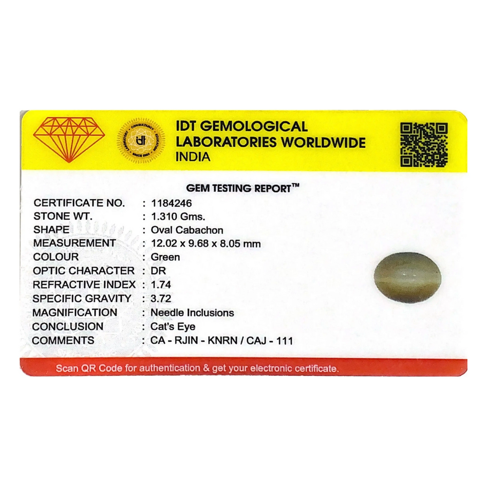 Catseye - 6.55 Carat - Pramogh