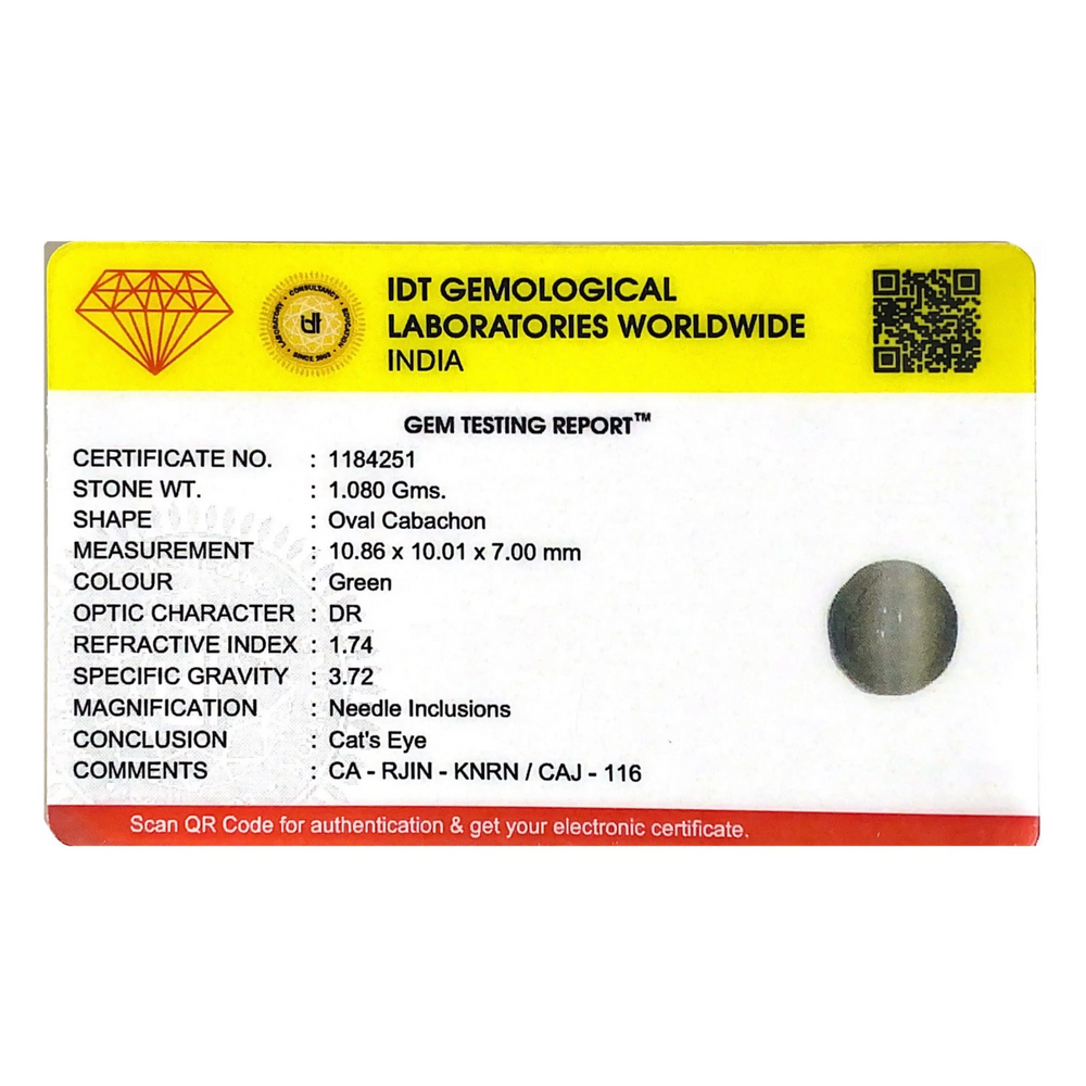 Catseye - 5.4 Carat - Pramogh