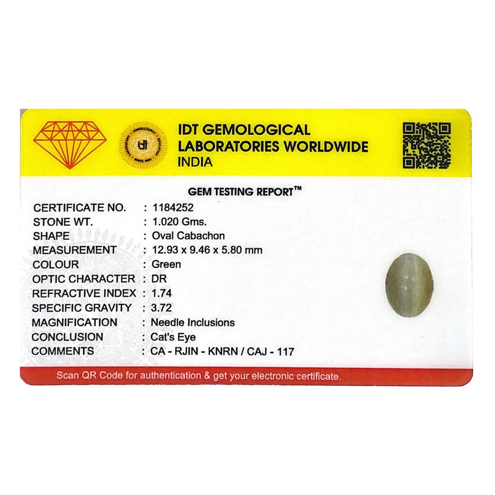 Catseye - 5.1 Carat - Pramogh
