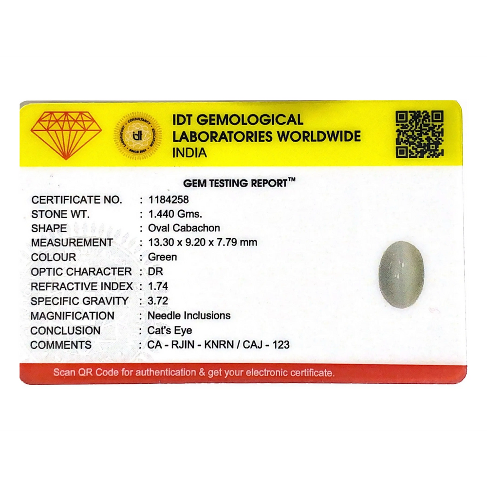 Catseye - 7.2 Carat - Pramogh