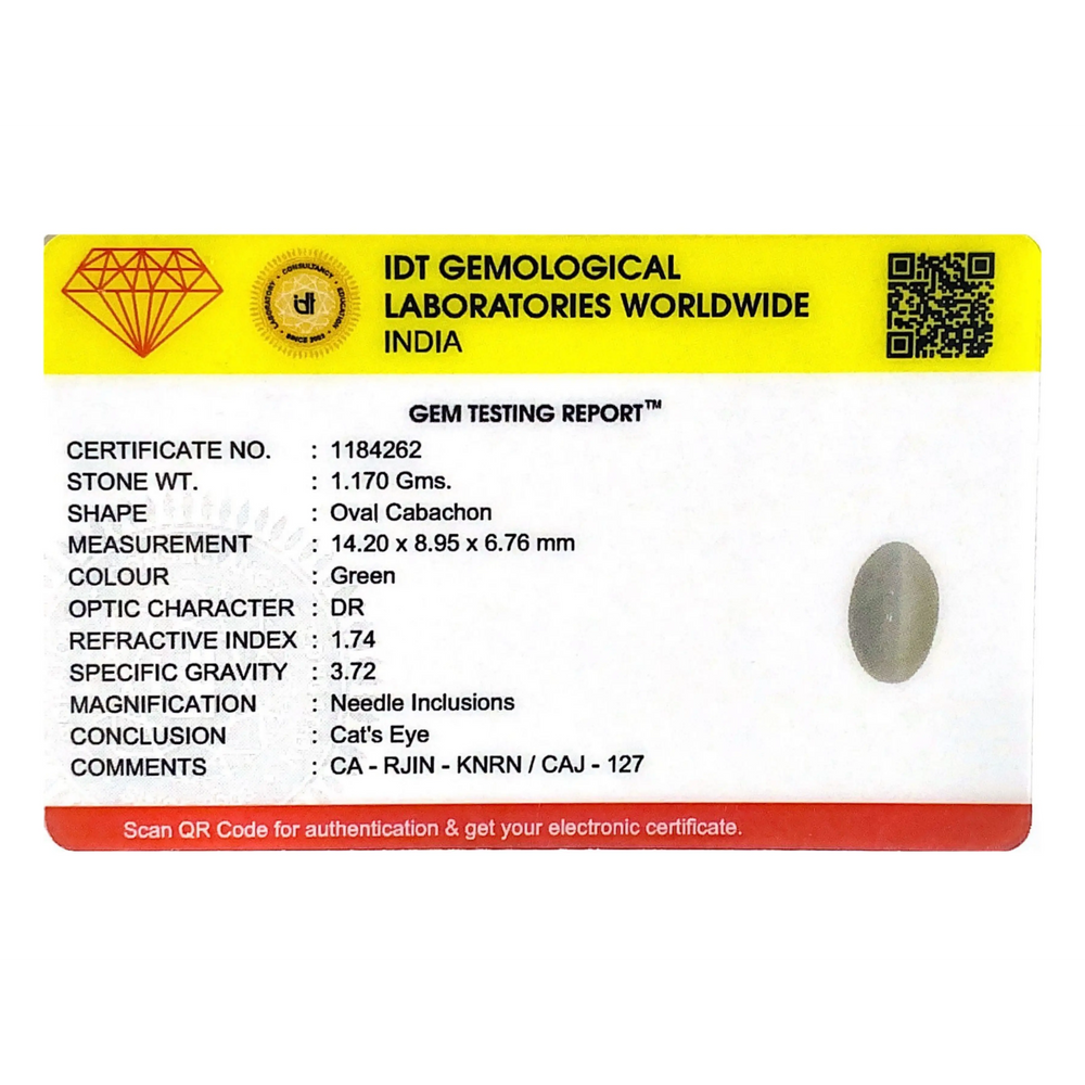 Catseye - 5.85 Carat - Pramogh