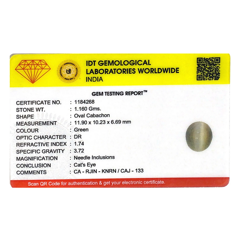 Catseye - 5.8 Carat - Pramogh
