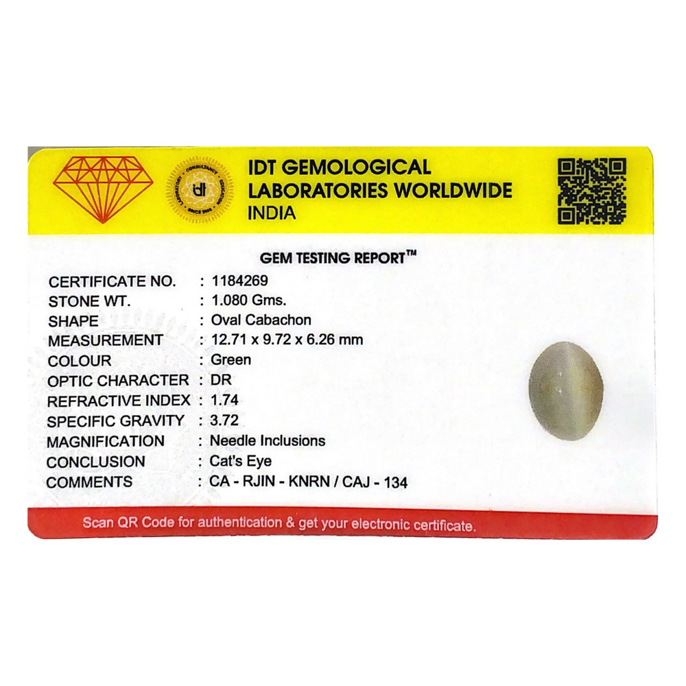 Catseye - 5.4 Carat - Pramogh