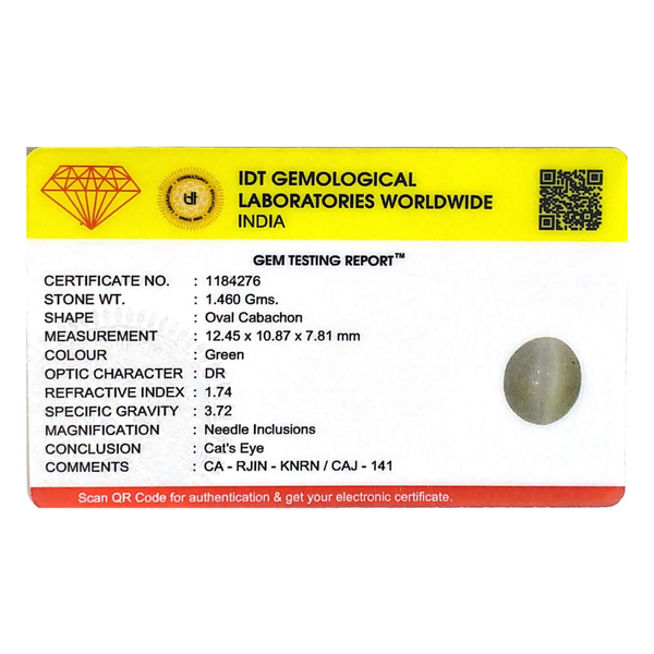 Catseye - 7.3 Carat - Pramogh
