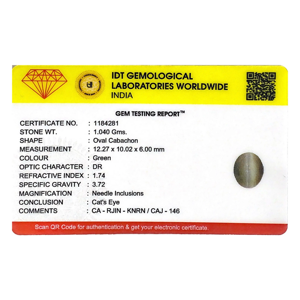 Catseye - 5.2 Carat - Pramogh