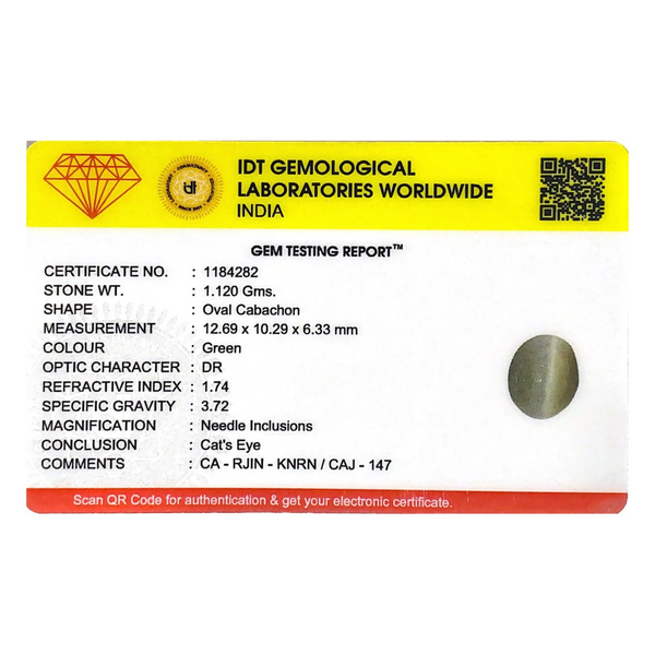 Catseye - 5.6 Carat - Pramogh