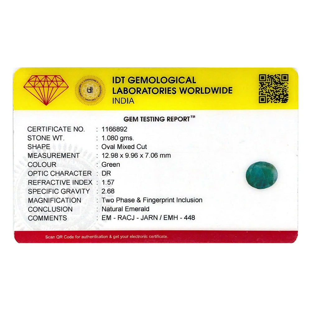 Emerald - 5.4 Carat - Pramogh