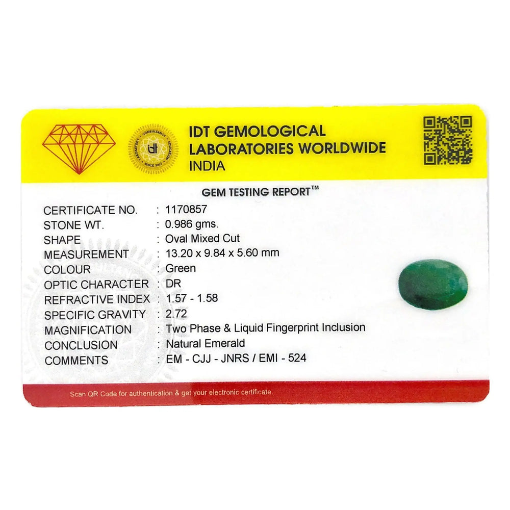 Emerald - 4.93 Carat - Pramogh