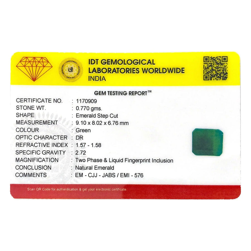 Emerald - 3.85 Carat - Pramogh
