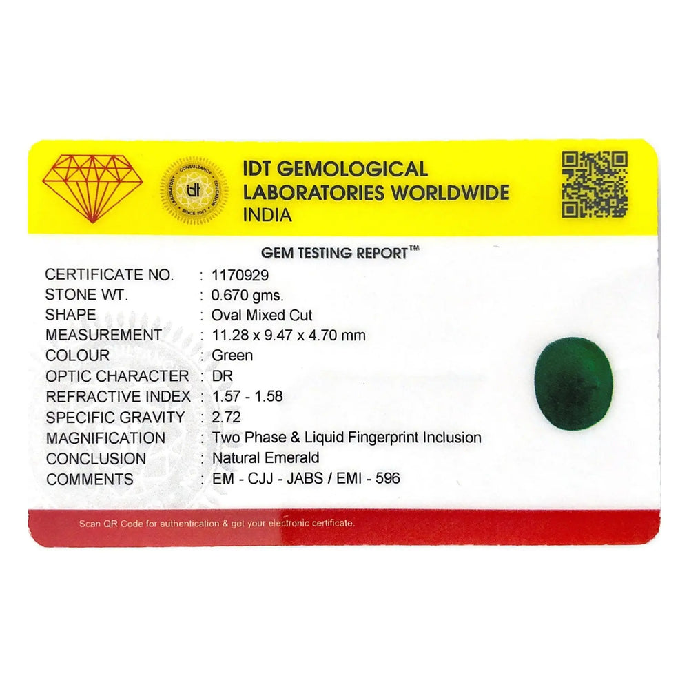 Emerald - 3.35 Carat - Pramogh