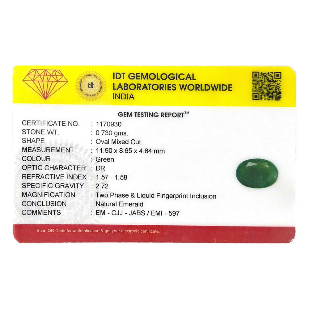 Emerald - 3.65 Carat - Pramogh