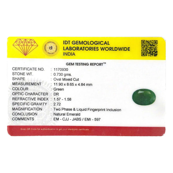 Emerald - 3.65 Carat - Pramogh