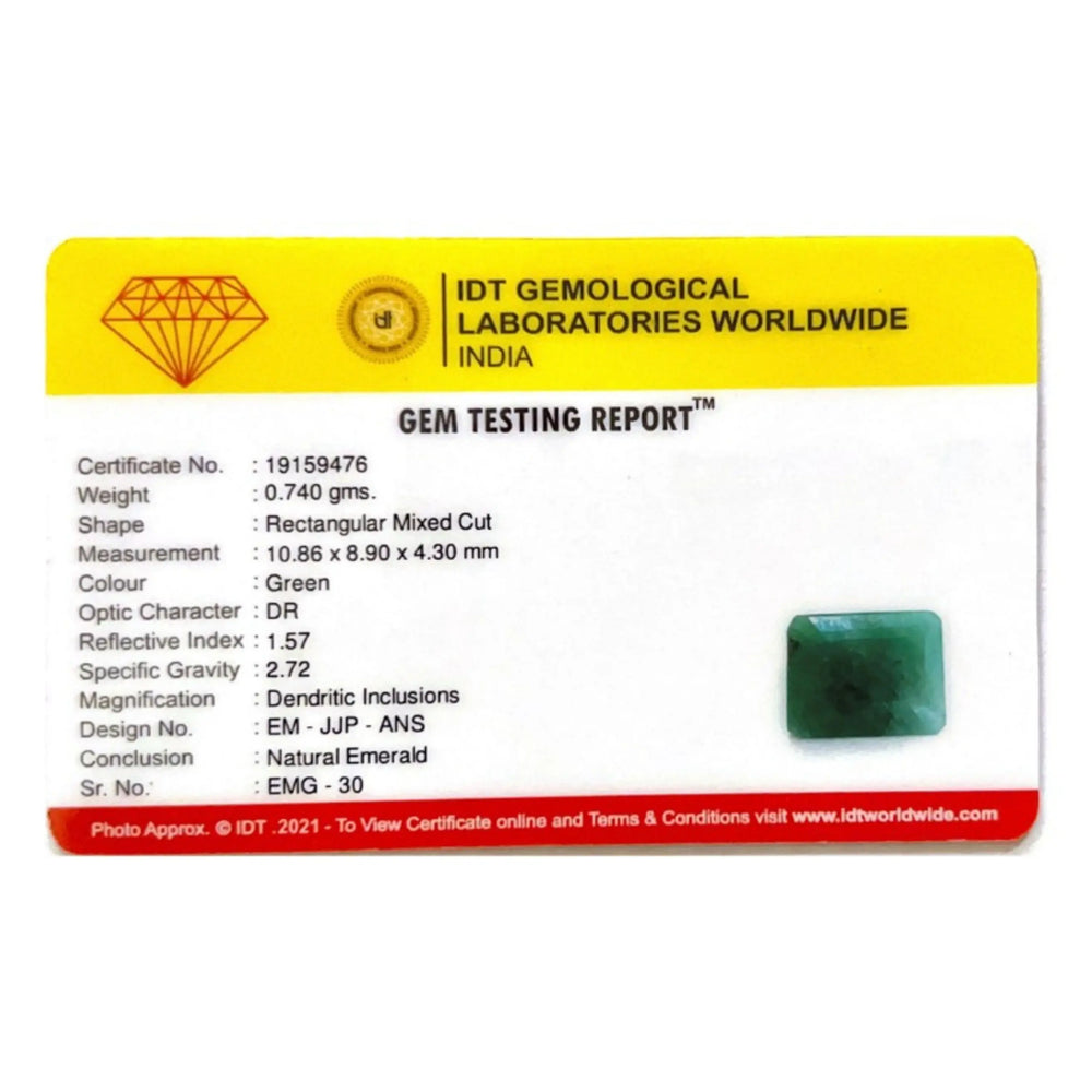 Brazillian Emerald (Panna) - 3.7 Carat - Pramogh