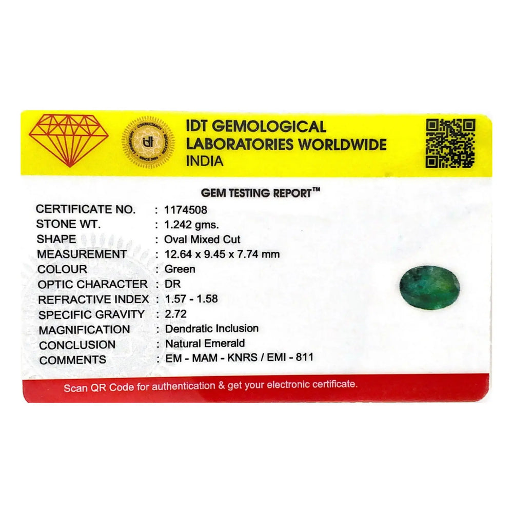 Zambian Emerald (Panna) - 6.21 Carat - Pramogh